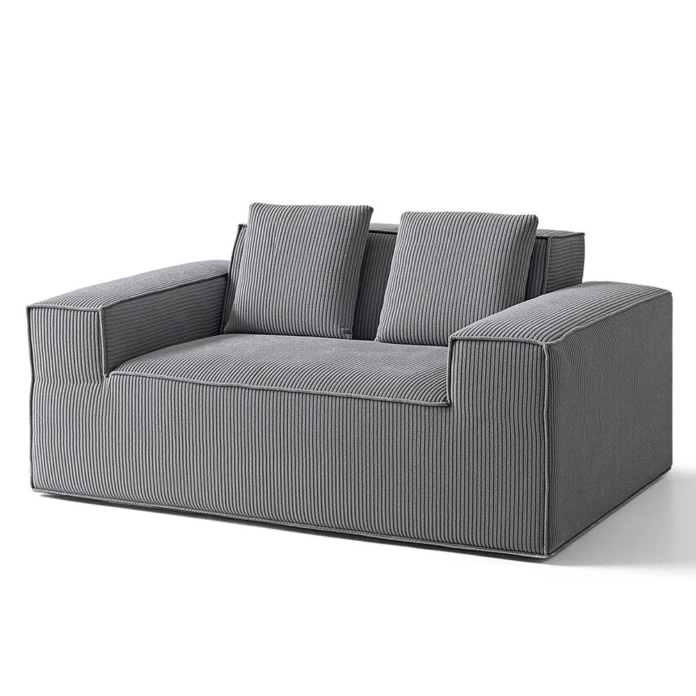 Artiss 2 Seater Sofa Loveseat Sofas Bed Couch No Assembly Corduroy Small Couches Apartement