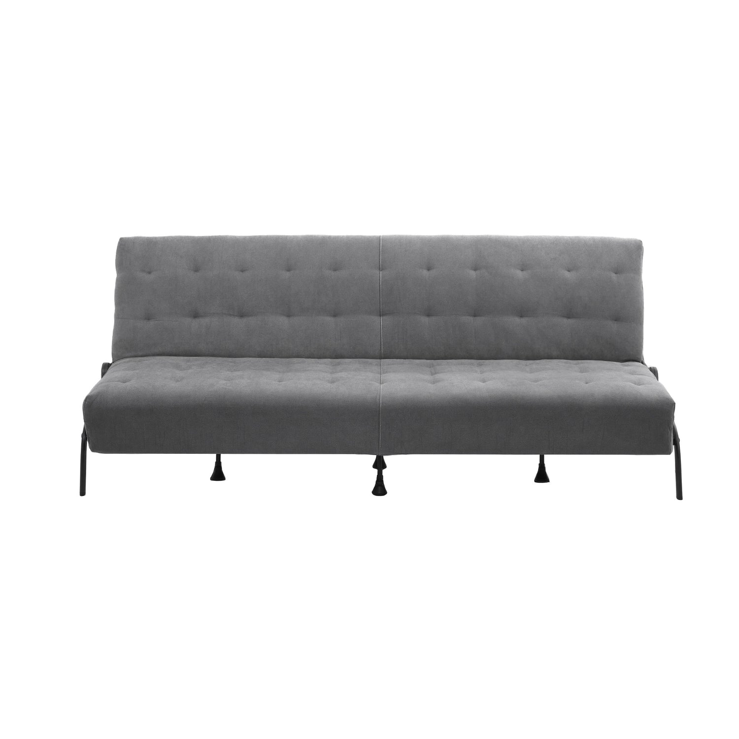 Artiss Sofa Bed, 1.9m 3-Seater Soft Innerspring Adjustable Couch Futon Chair for Apartment Dorm Living Room Bedroom, Grey