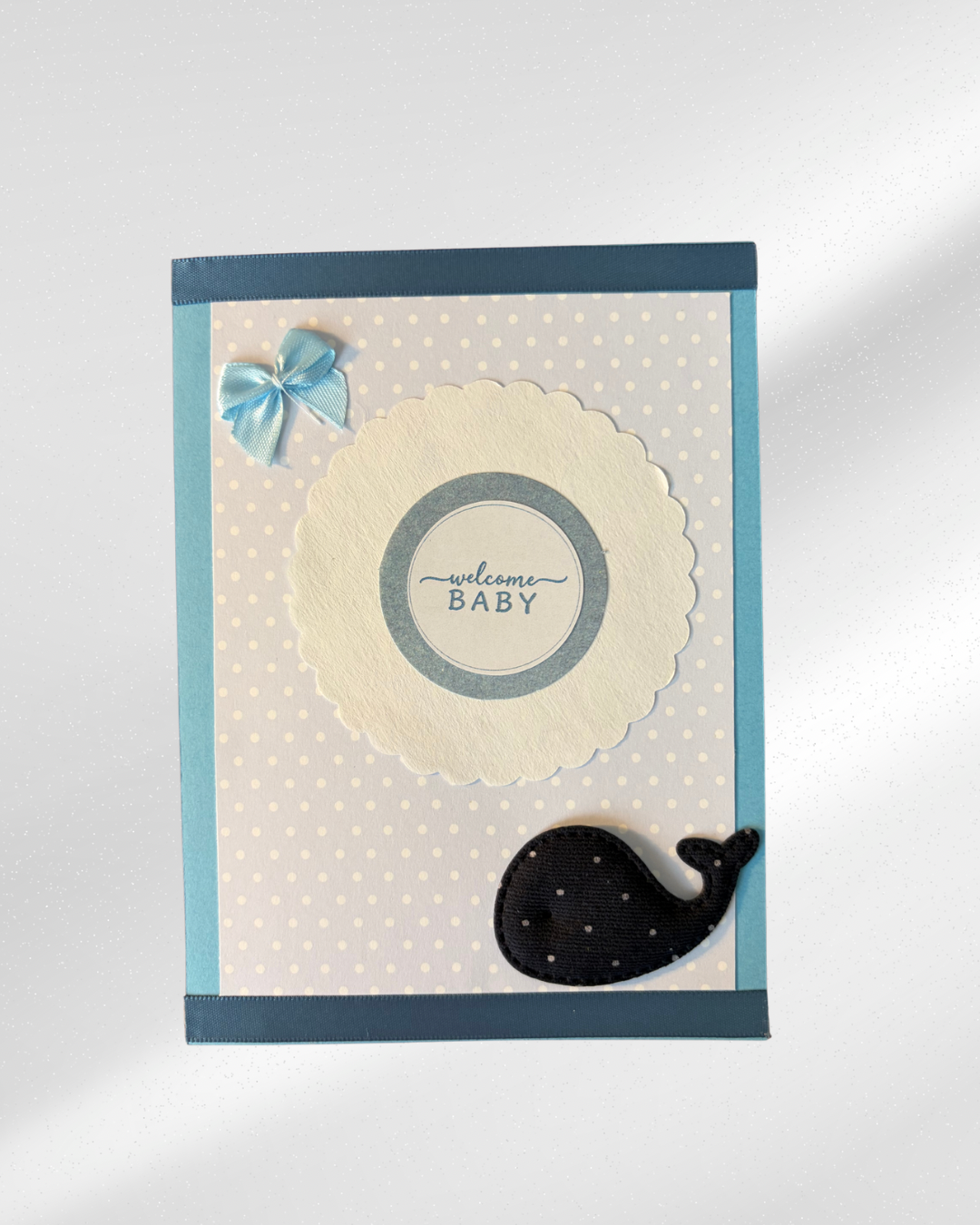 Vintage Baby Boy Greeting Card – Design D by The Vintage Card Boutique