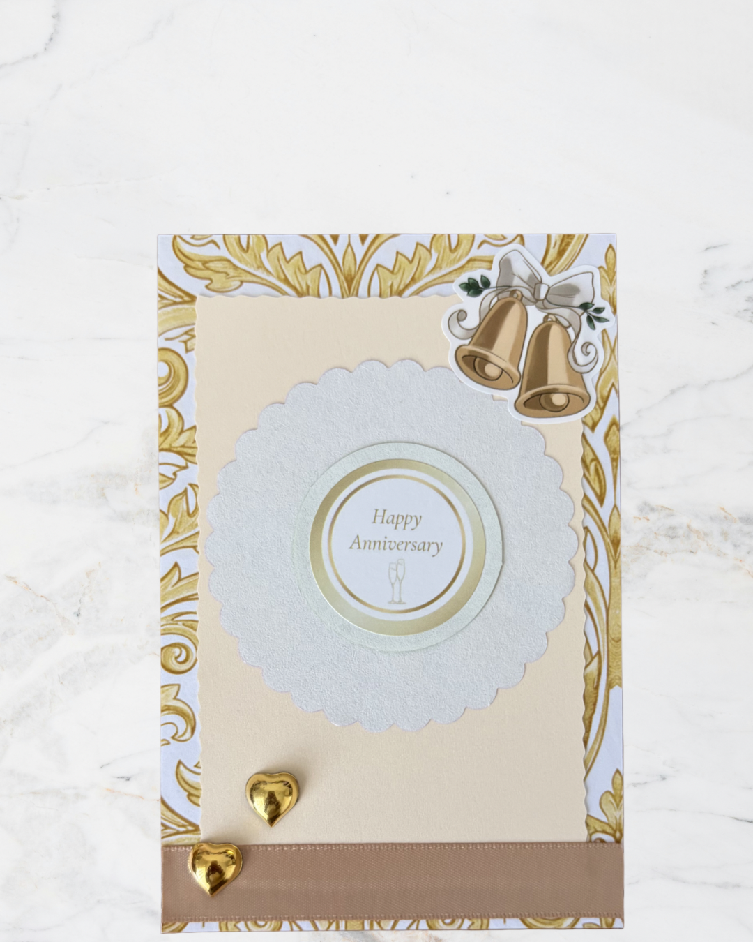 Vintage Anniversary Greeting Card – Design B by The Vintage Card Boutique