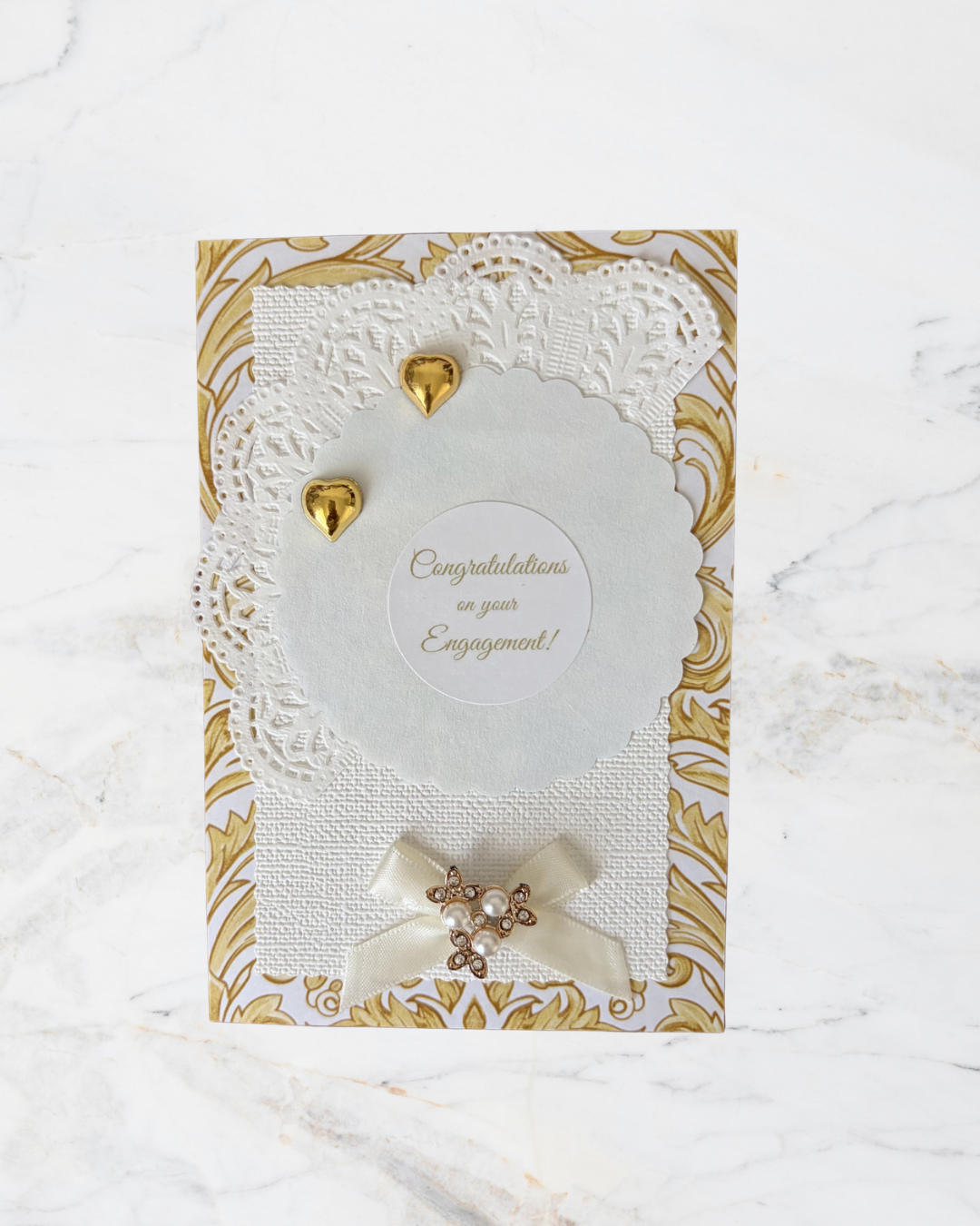 Vintage Engagement Greeting Card – Design C by The Vintage Card Boutique