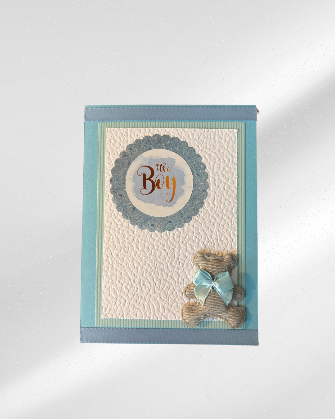 Vintage Baby Boy Greeting Card – Design C by The Vintage Card Boutique
