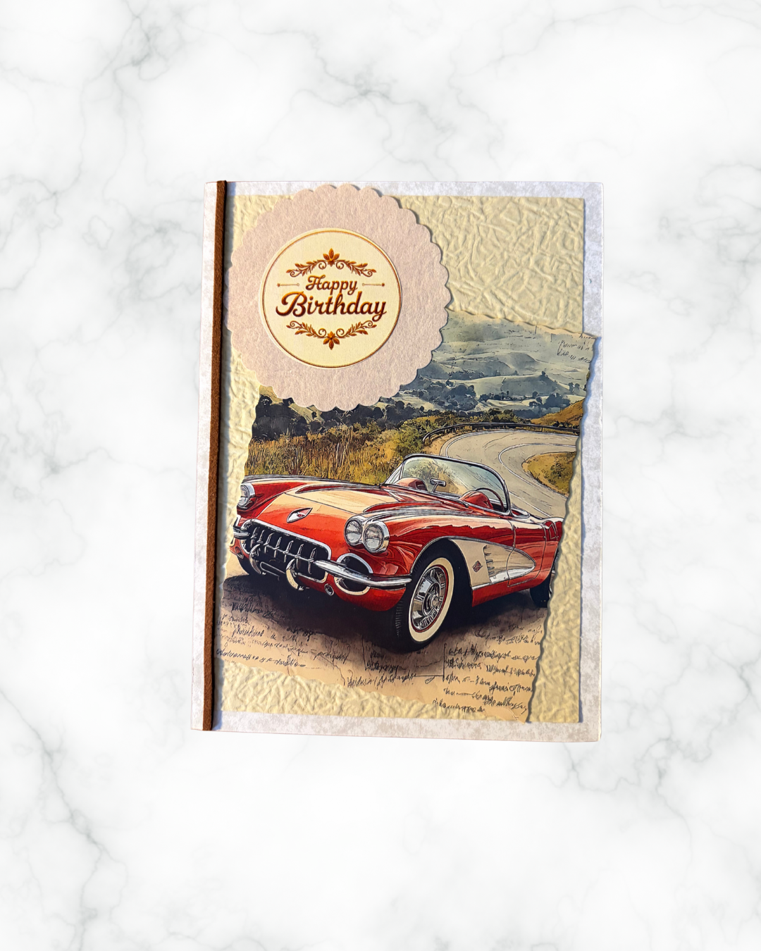 Vintage Transport Birthday Greeting Card – Design A by The Vintage Card Boutique