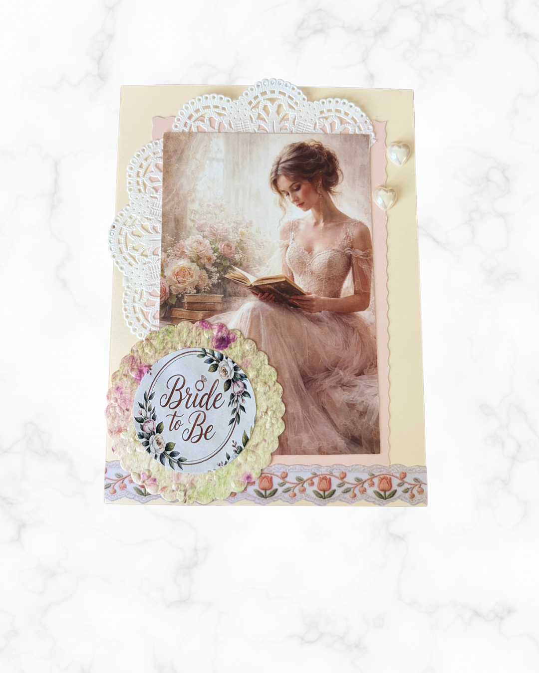 Vintage Bridal Shower Greeting Card – Design B by The Vintage Card Boutique