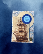 Vintage Maritime Ship Father’s Day Card – Design A by The Vintage Card Boutique