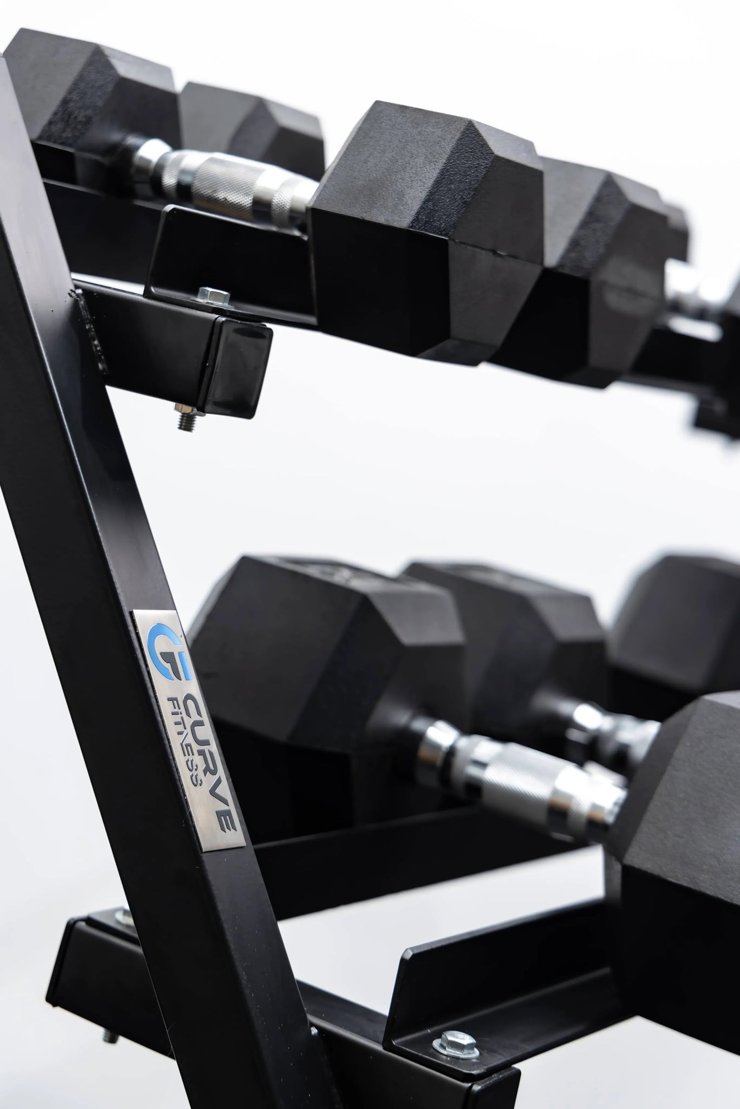 5 Pairs Hex Dumbbells PLUS Dumbbell Rack (150 kg | 5kg-25kg | 1.1m 3-tier Rack)
