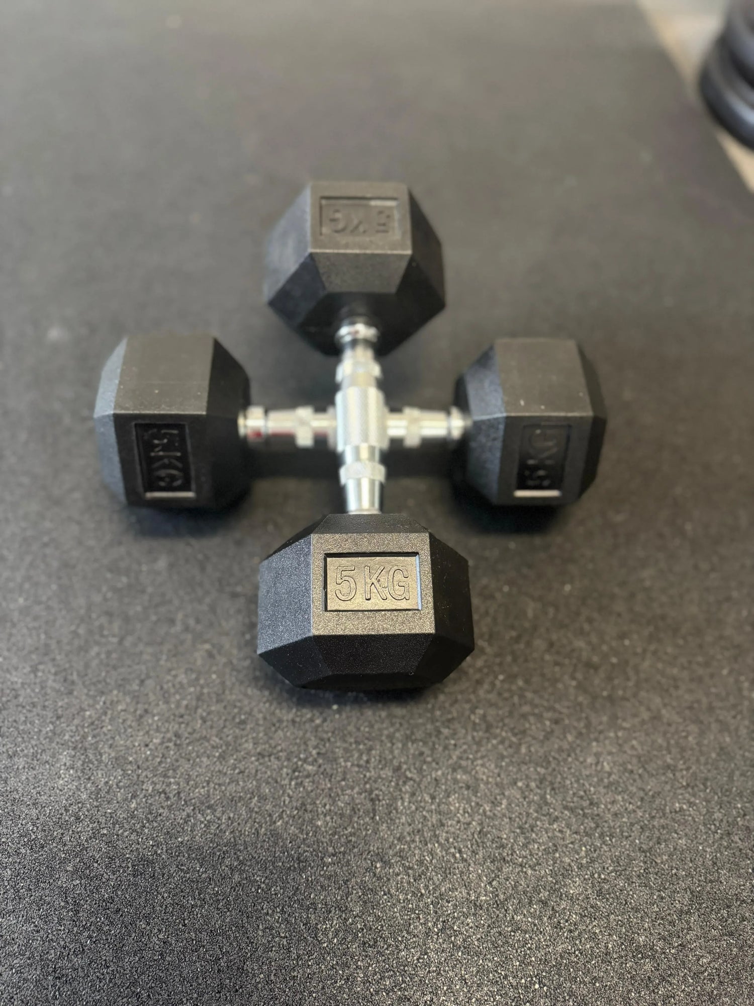 7 Pairs Hex Dumbbells PLUS Dumbbell Rack (175 kg | 5kg-20kg | 1.1m 3-tier Rack)