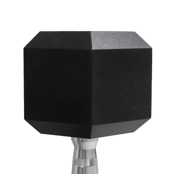 Rubber Hex Dumbbells 2X12.5 kg