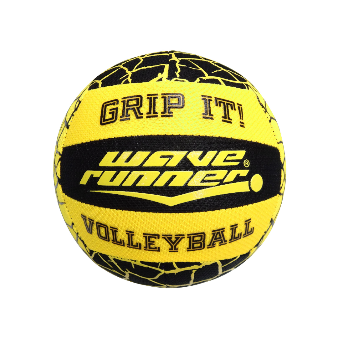 Wave Runner Grip It Volleyball 20cm with pump (deflated) Asst - WRV800-PUM