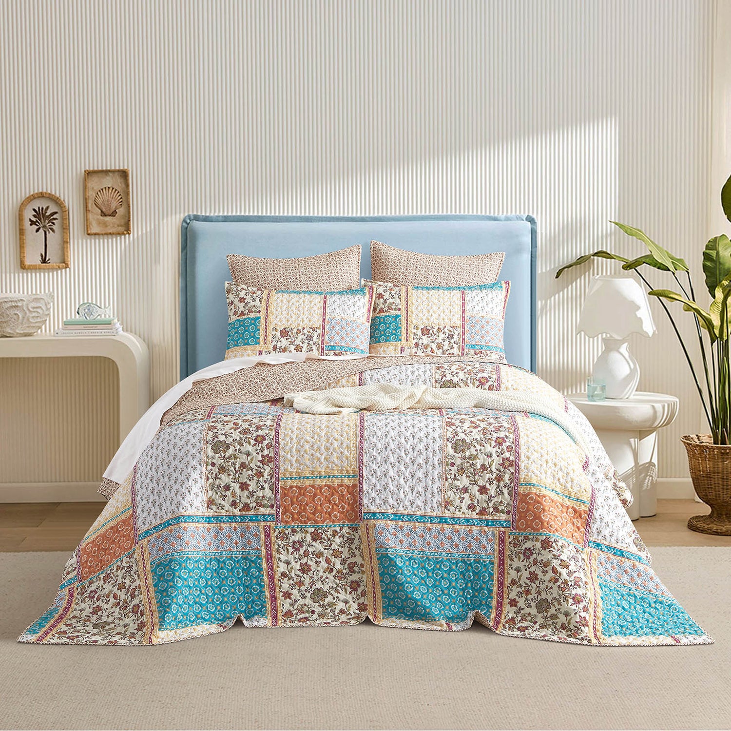 Amber Quilted Reversible European Pillowcase by Renee Taylor