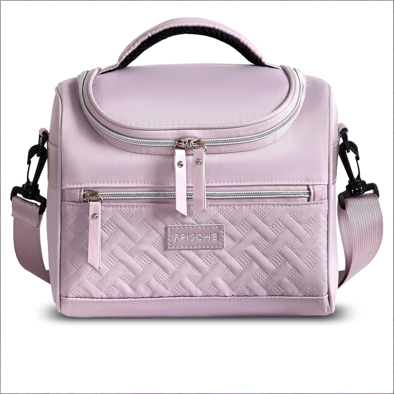 Insulated Lunch Bag with Adjustable Shoulder Strap – 8L Cooler Tote for Work, School, Picnic & Outdoor Use (Purple) | Other Colors Available in Store