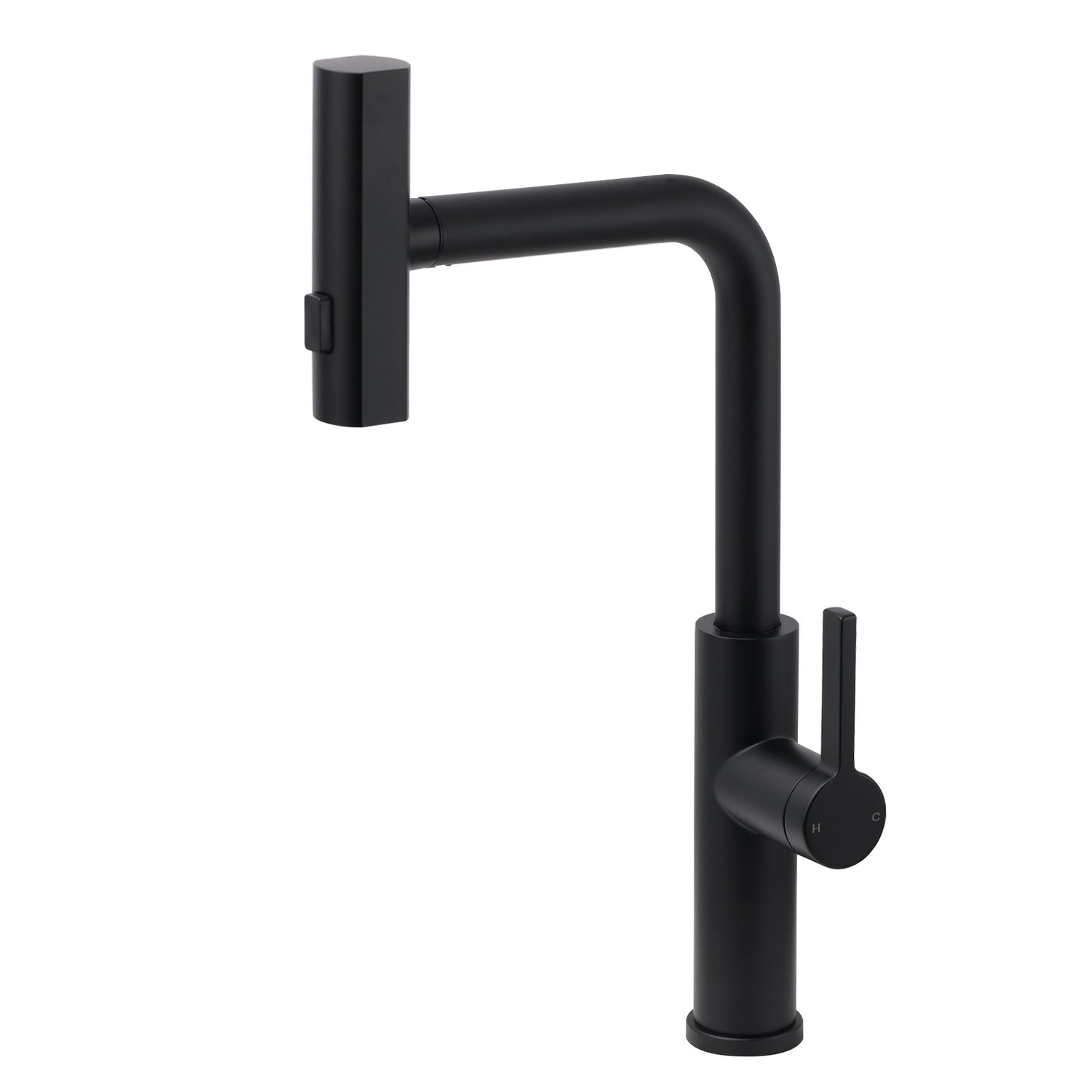 WELS Matte Black 3-Mode Spray Pull Out Kitchen Mixer Sink Laundry Faucet Tapware