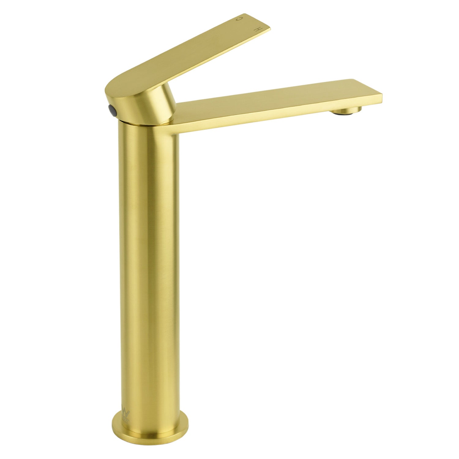 Brushed Gold Stainless Steel Tall Basin Mixer Vanity Sink Faucet Laundry Spout