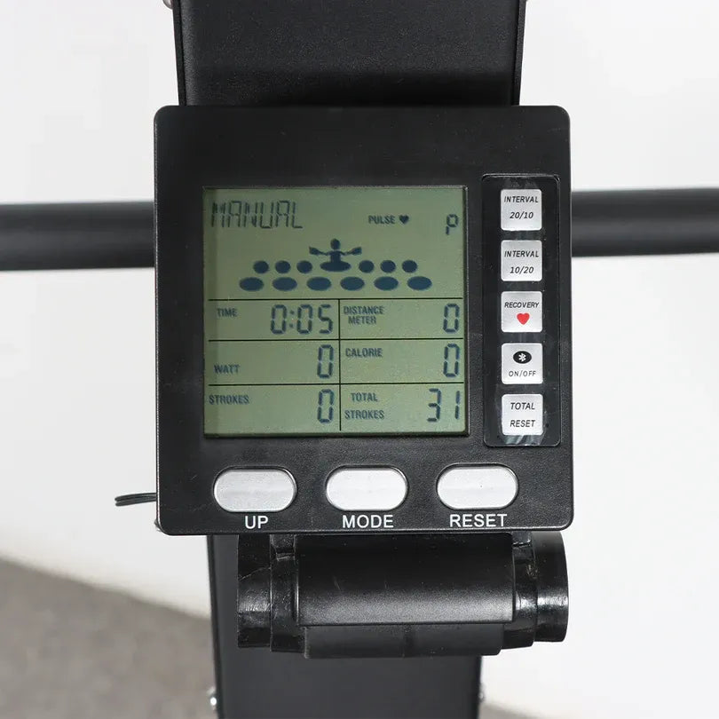 Eeeza Air Resistance Ski Trainer – Vertical Full-Body Cardio Machine with Smart Monitor