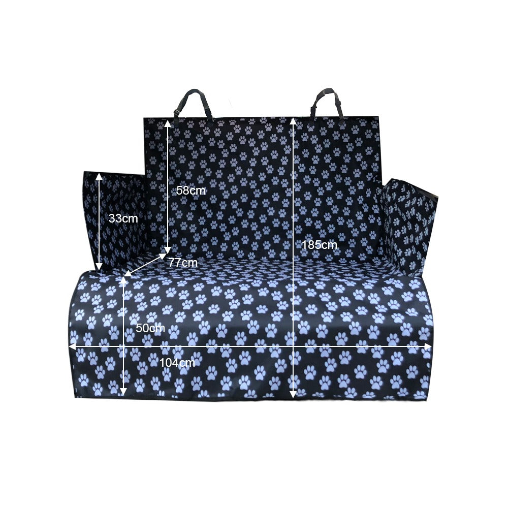 Waterproof Pet Car Boot Protector – Non-Slip Oxford Fabric Liner Blanket in Black