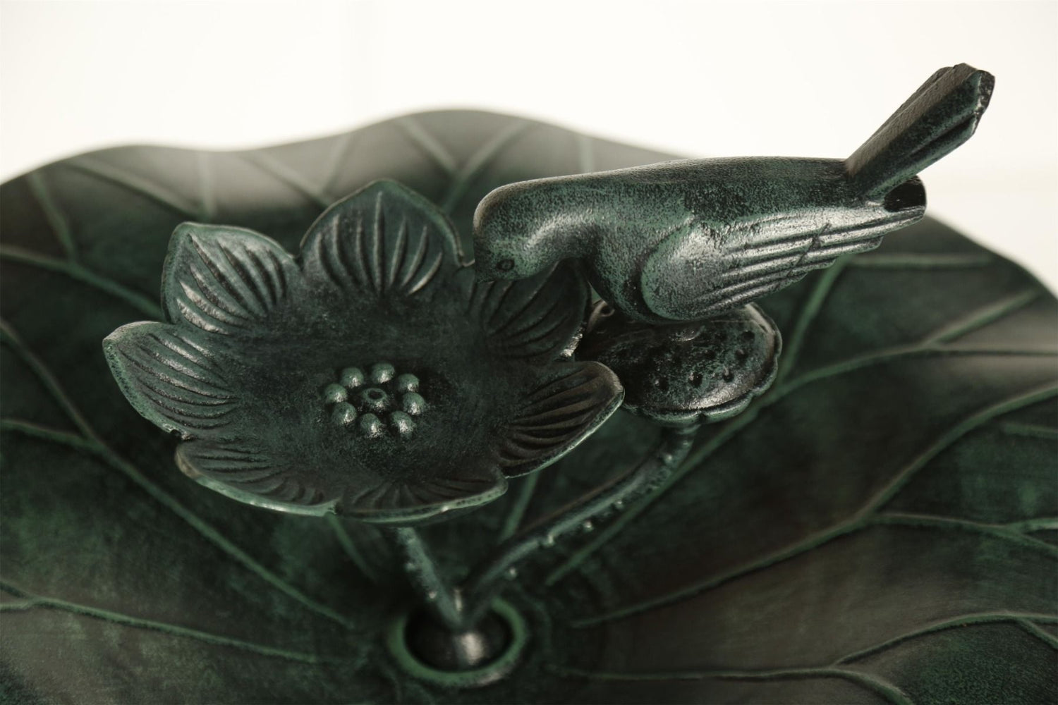Lotus bird bath Dark Green