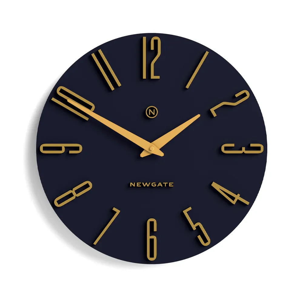 Newgate Empire State Wall Clock Blue