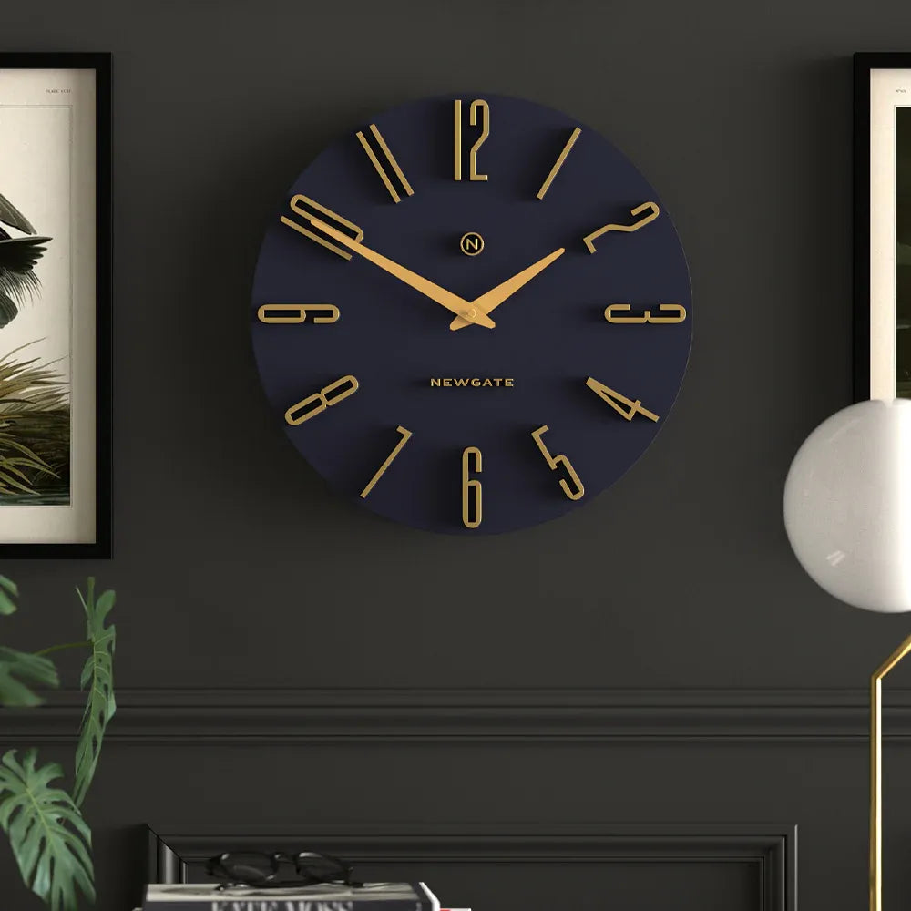 Newgate Empire State Wall Clock Blue