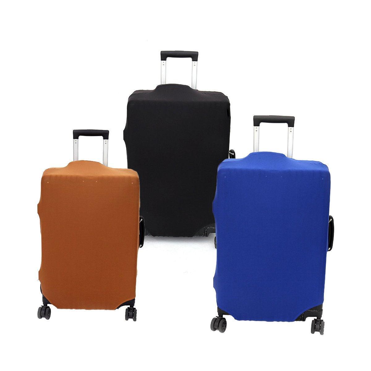 Thickened High Stretch Suitcase Dust-proof Luggage Protector Travel Case Cover - Blue-24inches