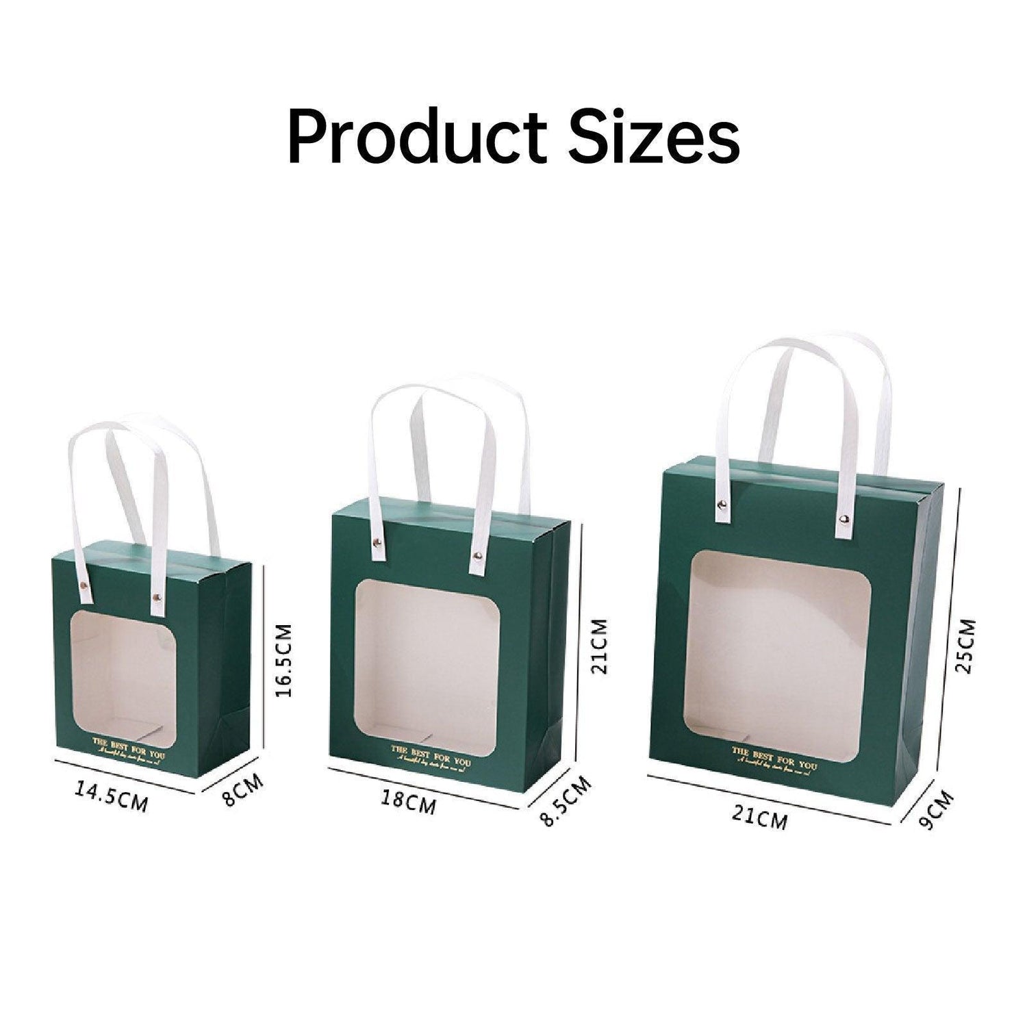 20pcs Translucent Gift Bags Packaging Tote Birthday Party Favors Candy Bags - Pink-M Size