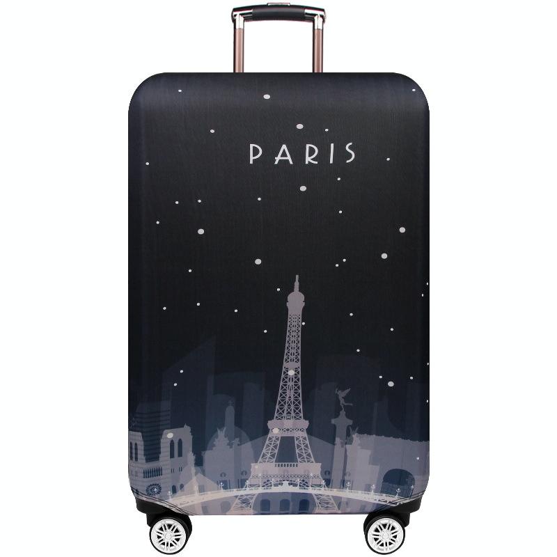 Thickened Luggage Cover - Elastic Wear-resistant Anti-dust Protection - Size l - European Sights
