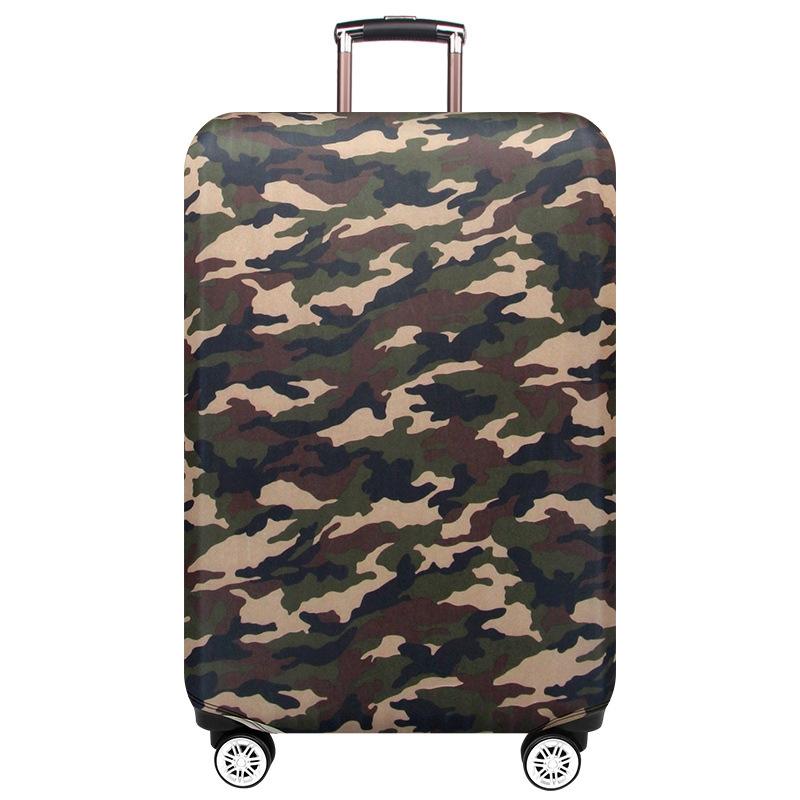 Xl Dustproof Travel Trolley Suitcase Cover - Wear-resistant - Camouflage 3