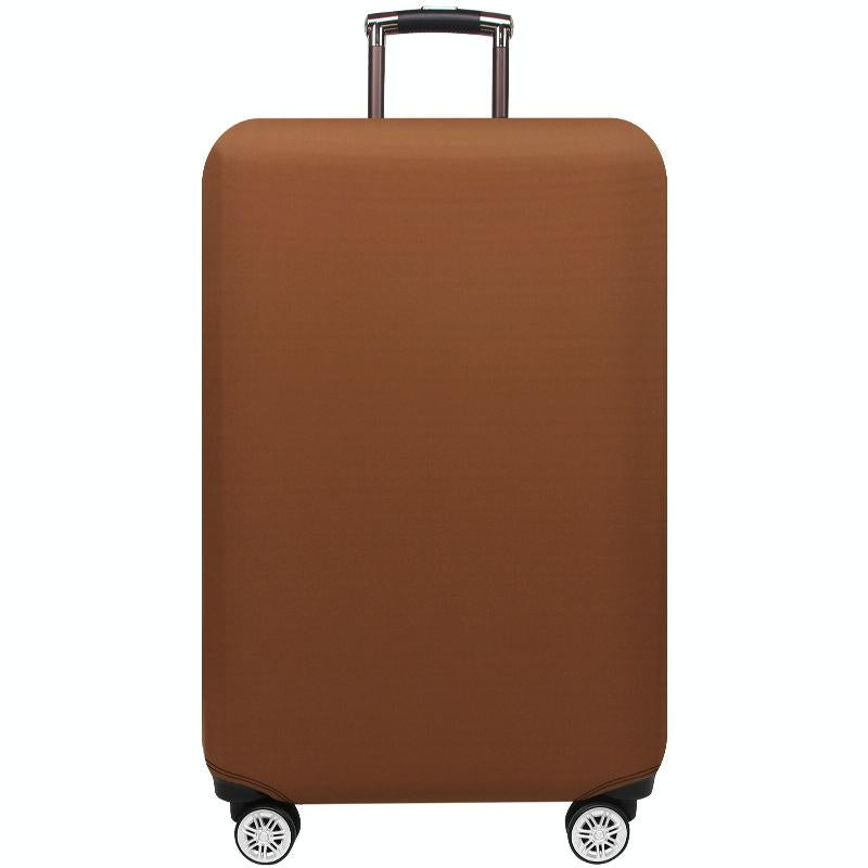 Stretch Luggage Protective Cover - Durable & Dust-proof - Size l - Coffee