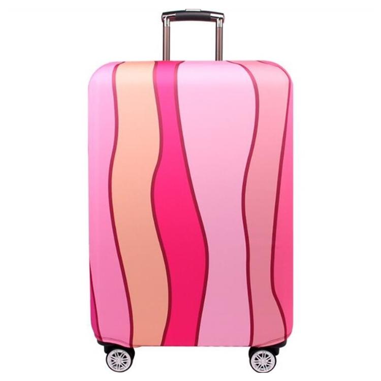 29-32 Inch Travel Suitcase Dust Covers - Elastic & Abrasion-resistant - Pink Ripple