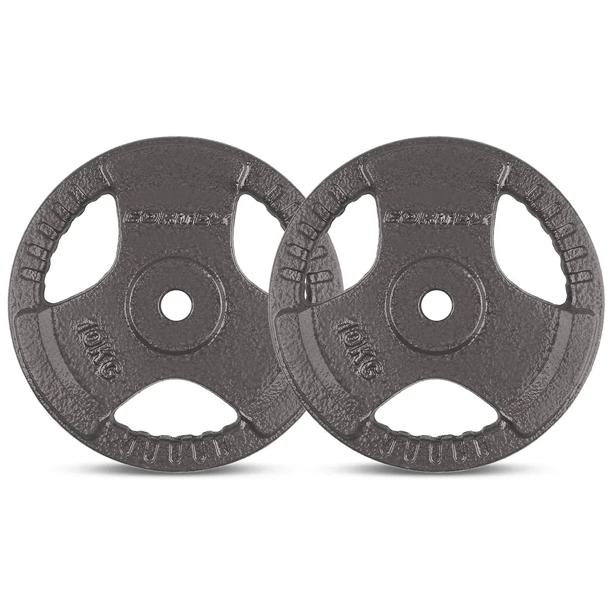 CORTEX 10kg Tri-Grip Standard Plates 25mm (Pair)