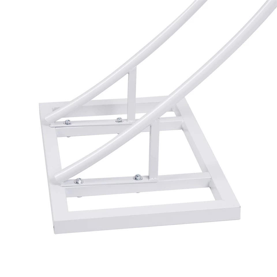 P&P Round Arch Backdrop Stand for Wedding Party Metal Pipe Frame Archway Decoration Indoor Outdoor Double Rails