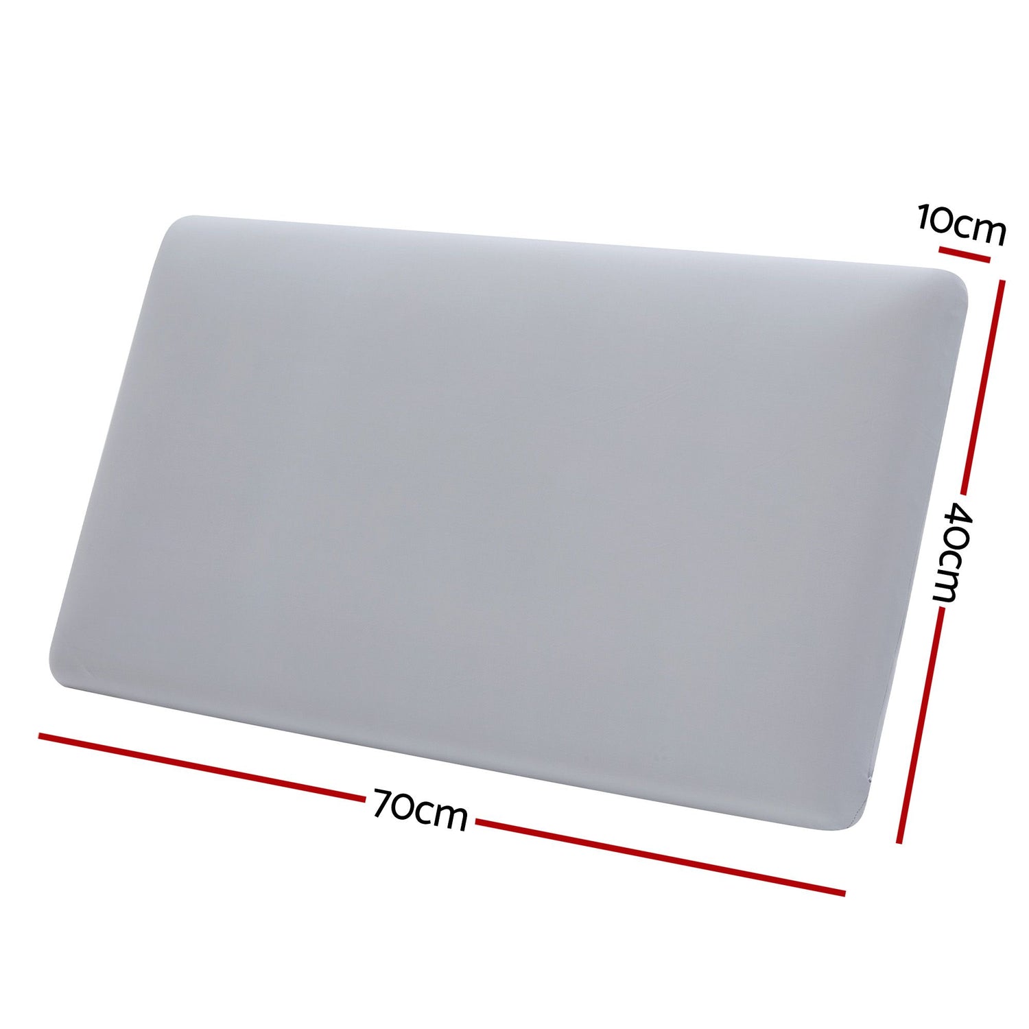 ROOMSENSE Cooling Memory Foam Pillows for Sleeping, Anti-Clumping Solid Core Bed Pillows for Hot Sleepers, Supportive Side Sleeper Pillow, Washable Cover Queen Size Set of 2, 70x40x10cm