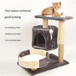 A Cat’s Dream Paradise: Natural Solid Wood Cat Climbing Frame 50*33*53CM - Pet Care > Cat Supplies > Cat Furniture