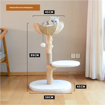 A Cat’s Dream Paradise: Natural Solid Wood Cat Climbing Frame - Pet Care > Cat Supplies > Cat Furniture