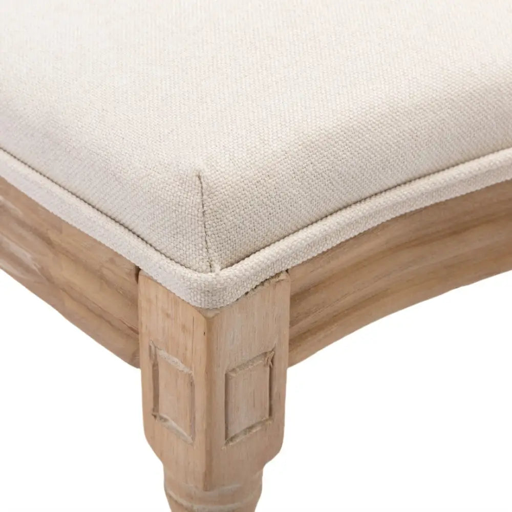 AADEN 2x Rattan Dining Chairs with Solid Wood Legs- Beige - Furniture > Outdoor > Outdoor Chairs