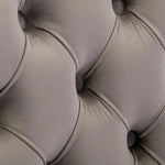 AADEN 6x Velvet Dining Chairs with Golden Metal Legs-Grey - Furniture > Dining > Dining Set