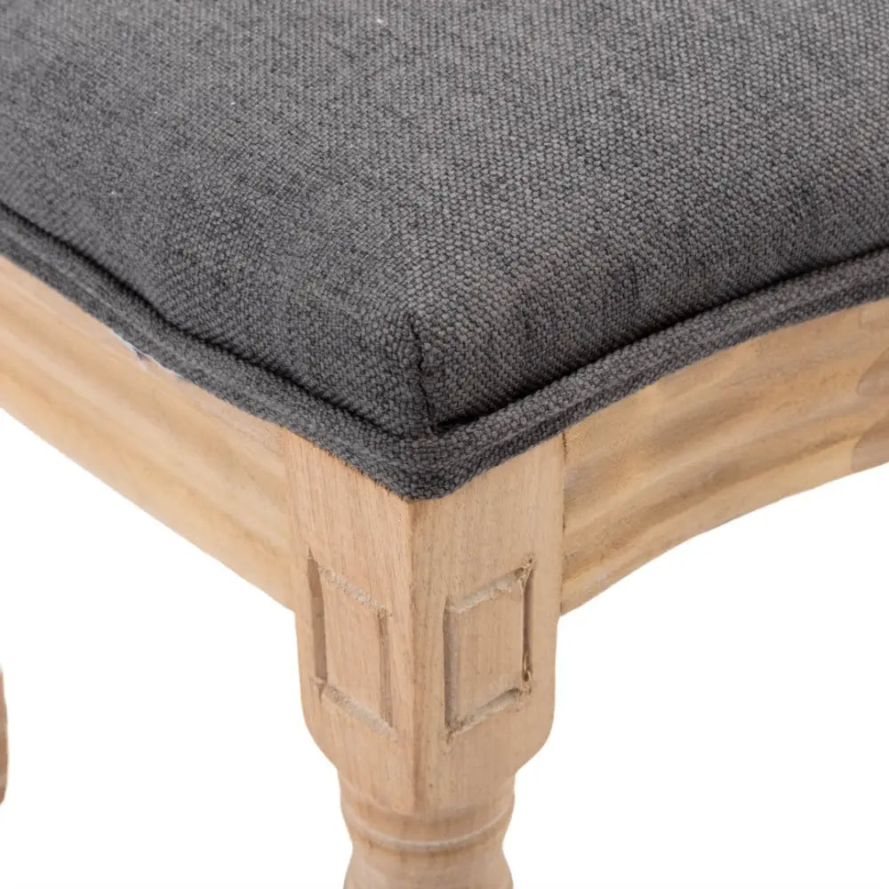 AADEN 8x Rattan Dining Chairs with Solid Wood Legs- Grey - Furniture > Outdoor > Outdoor Chairs