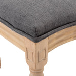 AADEN 8x Rattan Dining Chairs with Solid Wood Legs- Grey - Furniture > Outdoor > Outdoor Chairs