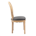 AADEN 8x Rattan Dining Chairs with Solid Wood Legs- Grey - Furniture > Outdoor > Outdoor Chairs
