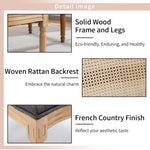 AADEN 8x Rattan Dining Chairs with Solid Wood Legs- Grey - Furniture > Outdoor > Outdoor Chairs