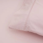 Accessorize 400TC Blush Bamboo Cotton Sheet Set 40cm Wall Queen - Home & Garden > Bedding > Bed Sheets