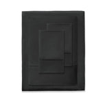 Accessorize 400TC Charcoal Bamboo Cotton Sheet Set 40cm Wall King Single - Home & Garden > Bedding > Bed Sheets