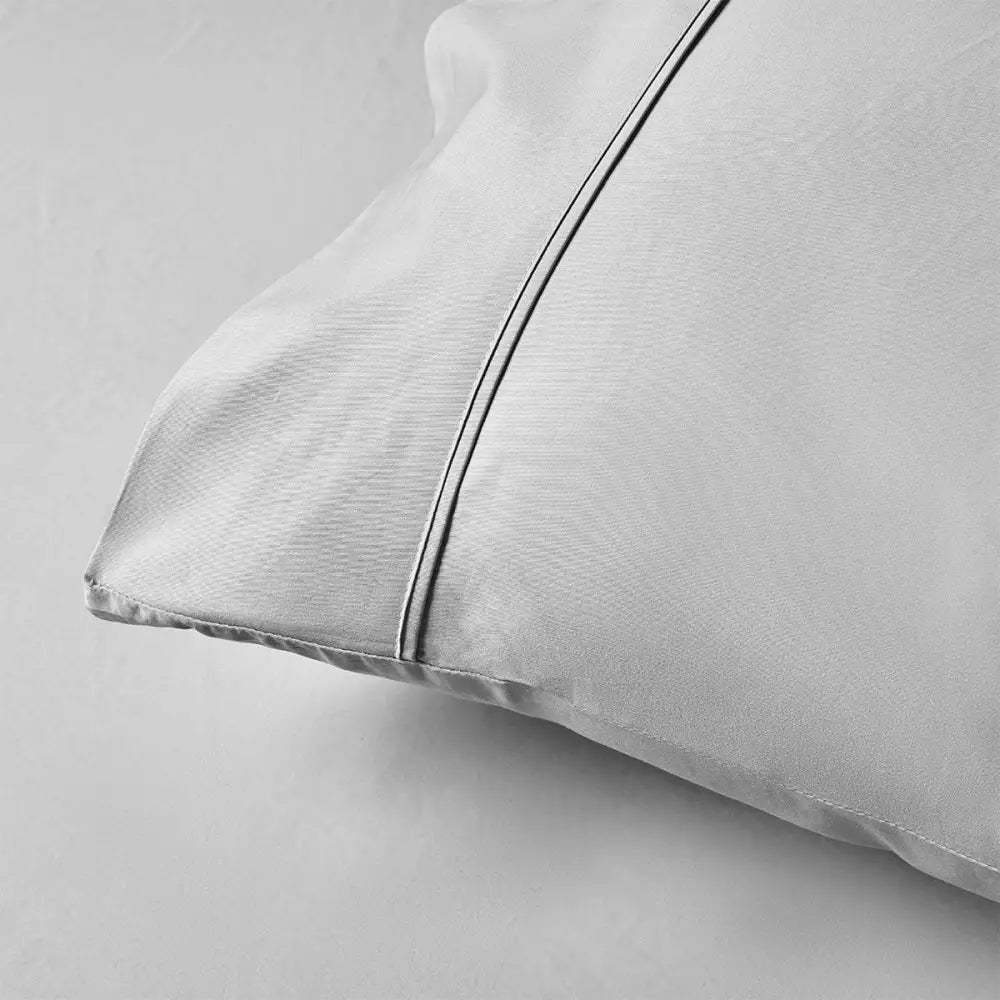Accessorize 400TC Grey Bamboo Cotton Mega / Super Sheet Set 50cm Wall King - Home & Garden > Bedding > Bed Sheets