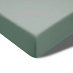 Accessorize 400TC Sage Bamboo Cotton Fitted Sheet 40cm Wall Queen - Home & Garden > Bedding > Bed Sheets