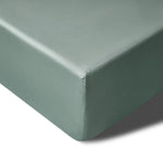 Accessorize 400TC Sage Bamboo Cotton Mega / Super Fitted Sheet 50cm Wall King - Home & Garden > Bedding > Bed Sheets