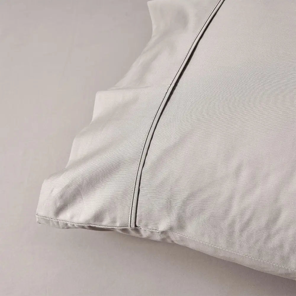 Accessorize 400TC Stone Bamboo Cotton Mega / Super Sheet Set 50cm Wall Queen - Home & Garden > Bedding > Bed Sheets