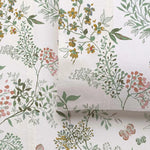 Accessorize Cotton Flannelette Sheet Set 40cm Wall Feuilles Floral Print King - Home & Garden > Bedding > Bed Sheets
