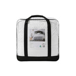 Accessorize Dotty Clip White 3 Piece Jacquard Comforter Set King - Home & Garden > Bedding