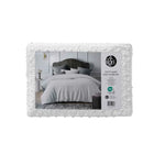 Accessorize Dotty Clip White Jacquard Quilt Cover Set Queen - Home & Garden > Bedding