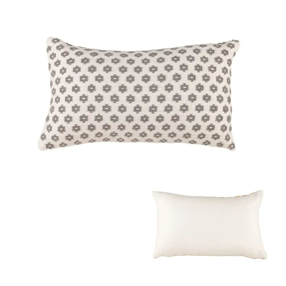 Accessorize Norah Grey Rectangular Filled Cushion 30cm x 50cm - Home & Garden > Decor > Cushions & Throws