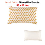 Accessorize Norah Ochre Rectangular Filled Cushion 30cm x 50cm - Home & Garden > Decor > Cushions & Throws